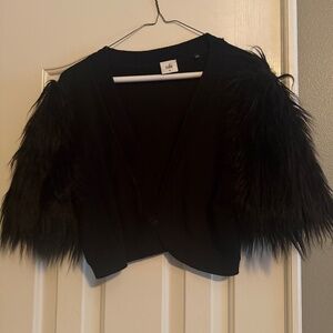 Faux fur bolero